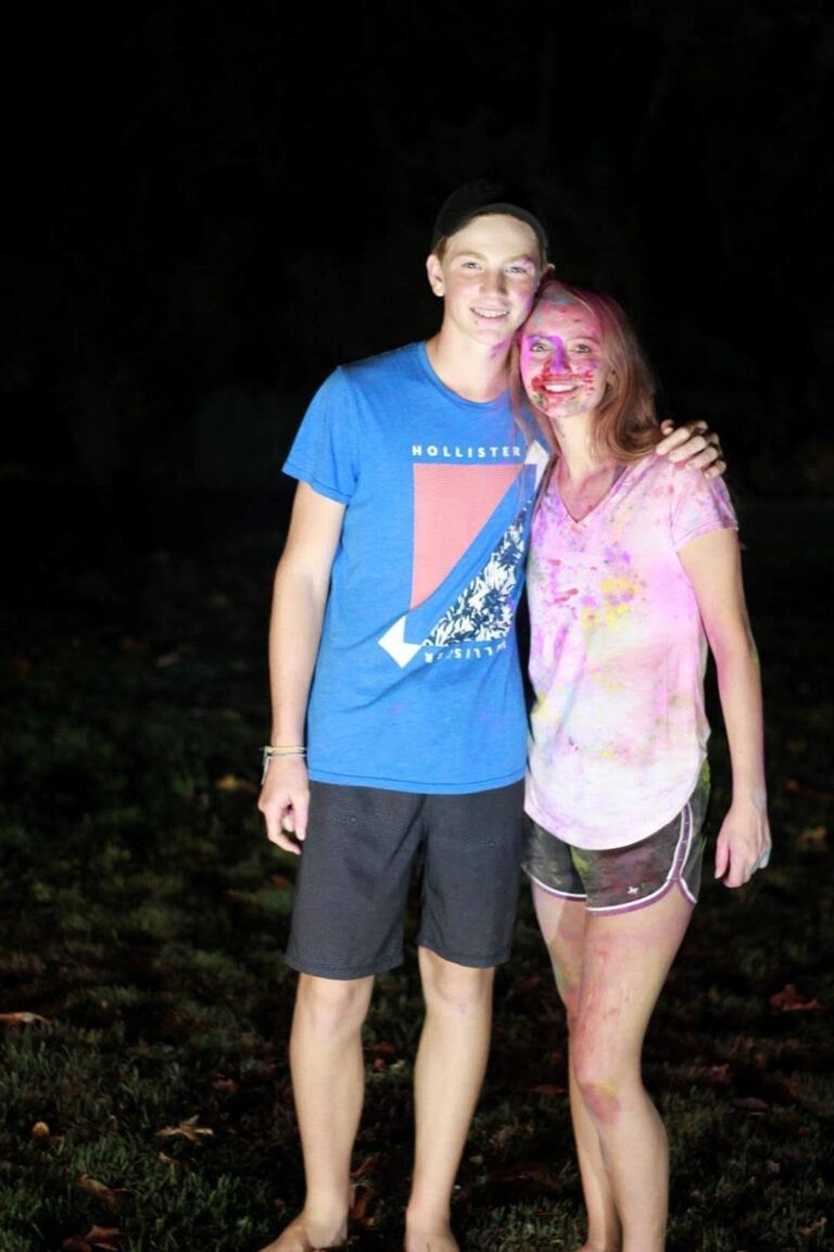Athena's 16th color war birthday party where feelings were developing...  