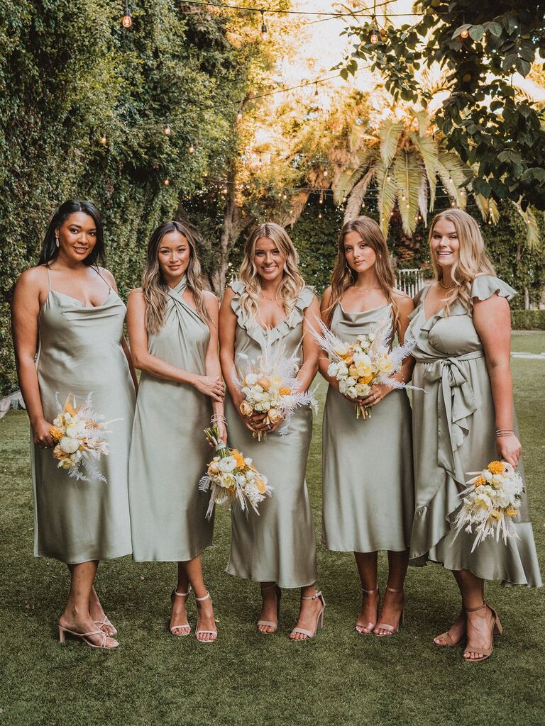 Modern bridesmaid dresses on sale