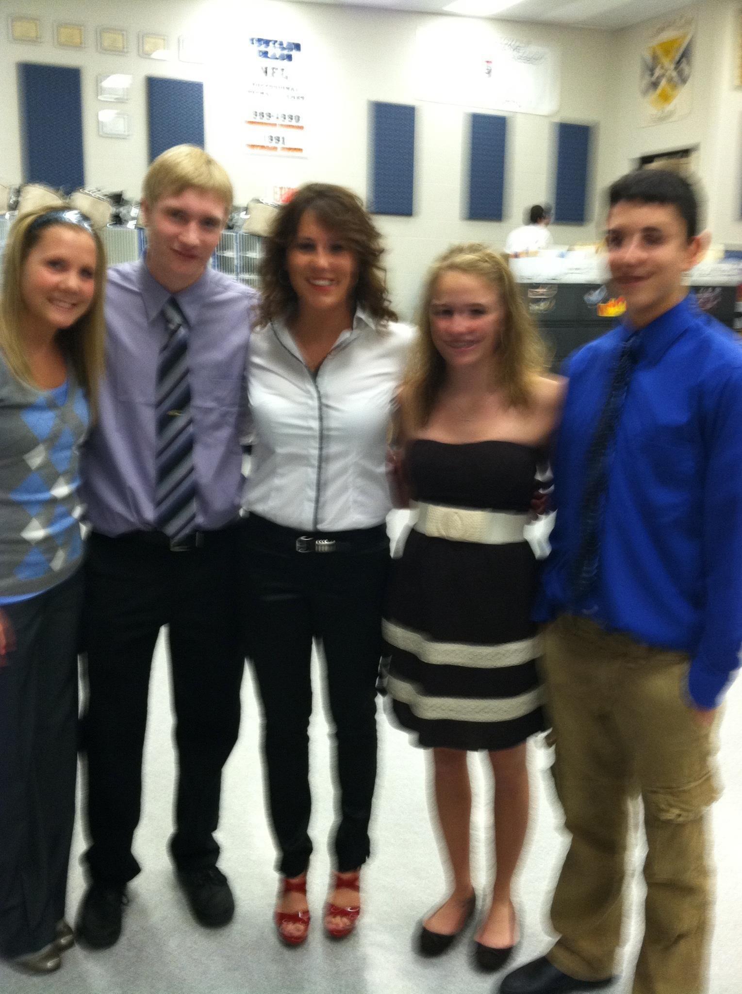 Our very first picture together at a band concert! 