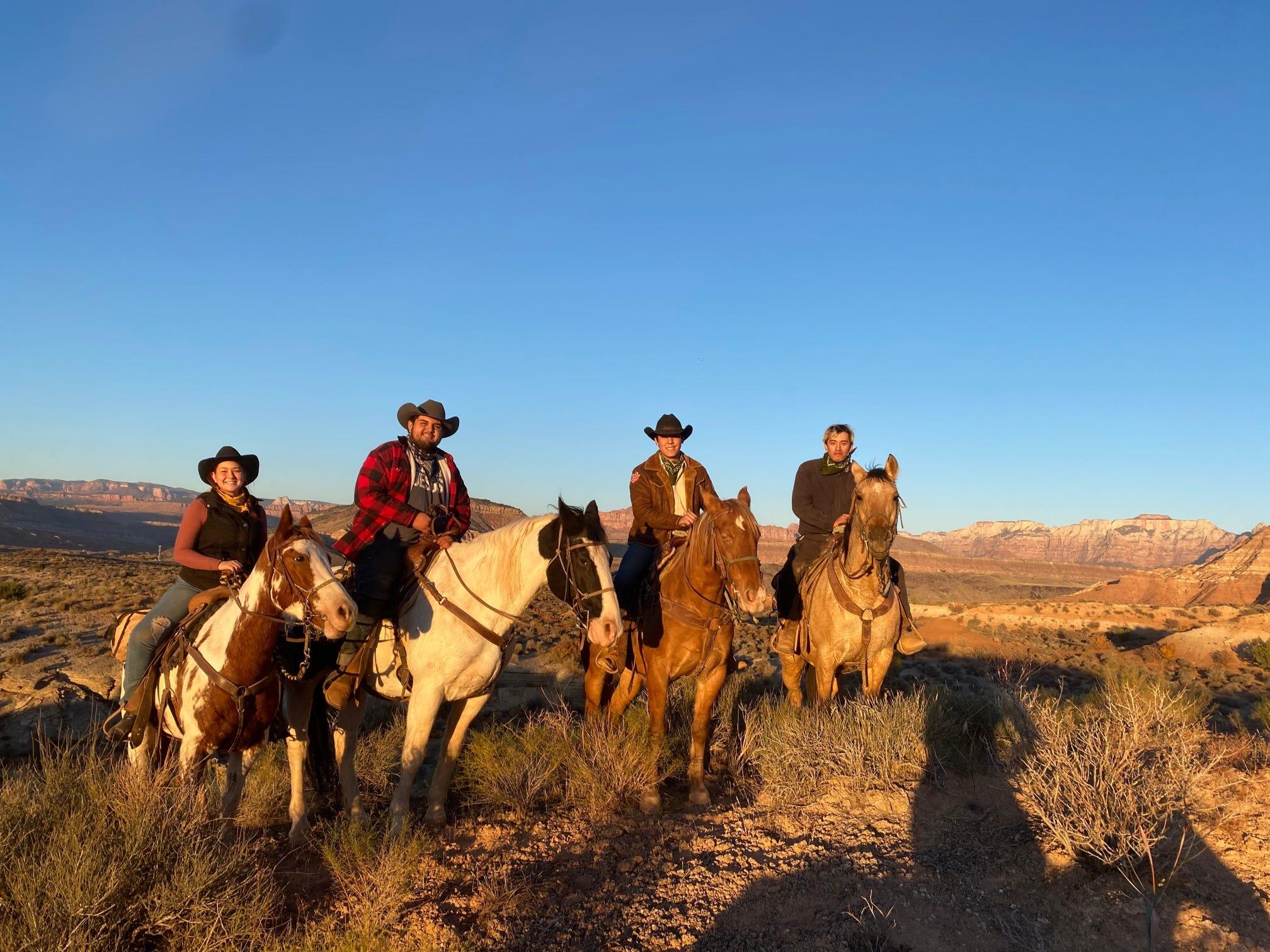 Horseback Riding in Utah with Friends