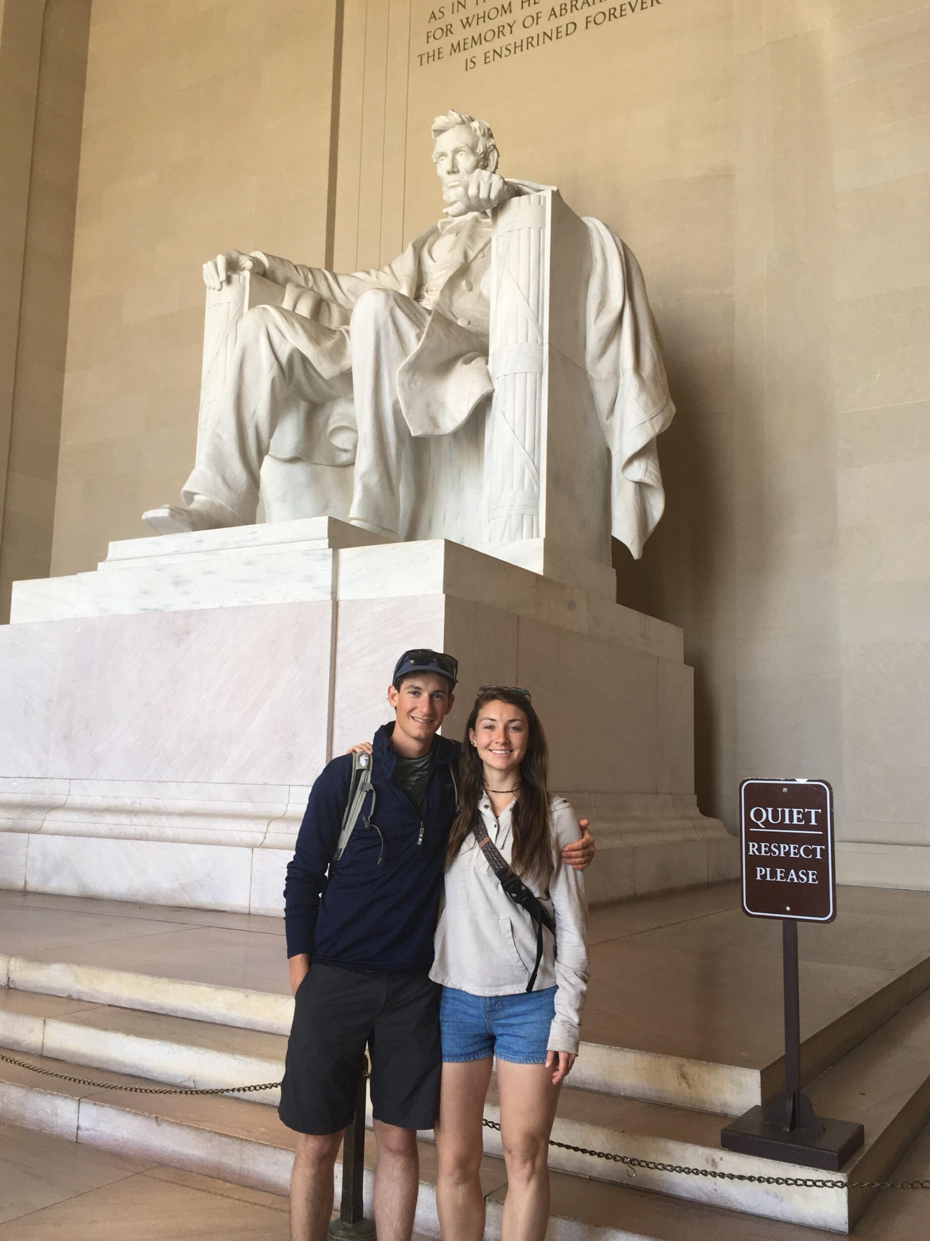 We were both working in SLC during this time (Hannah a veterinary technician and Sam a substitute teacher), but were able to get time off to take a trip to Virginia  with Sam's family and explore the National Mall in  Washington, DC.