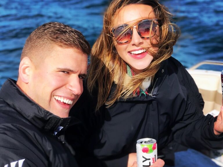 Sam quickly shared her love of adventure, as well as boating with Stephen within the first month of knowing him. This picture was taken a few days before Stephen asked Sam to be his girlfriend on October 17th, 2020.