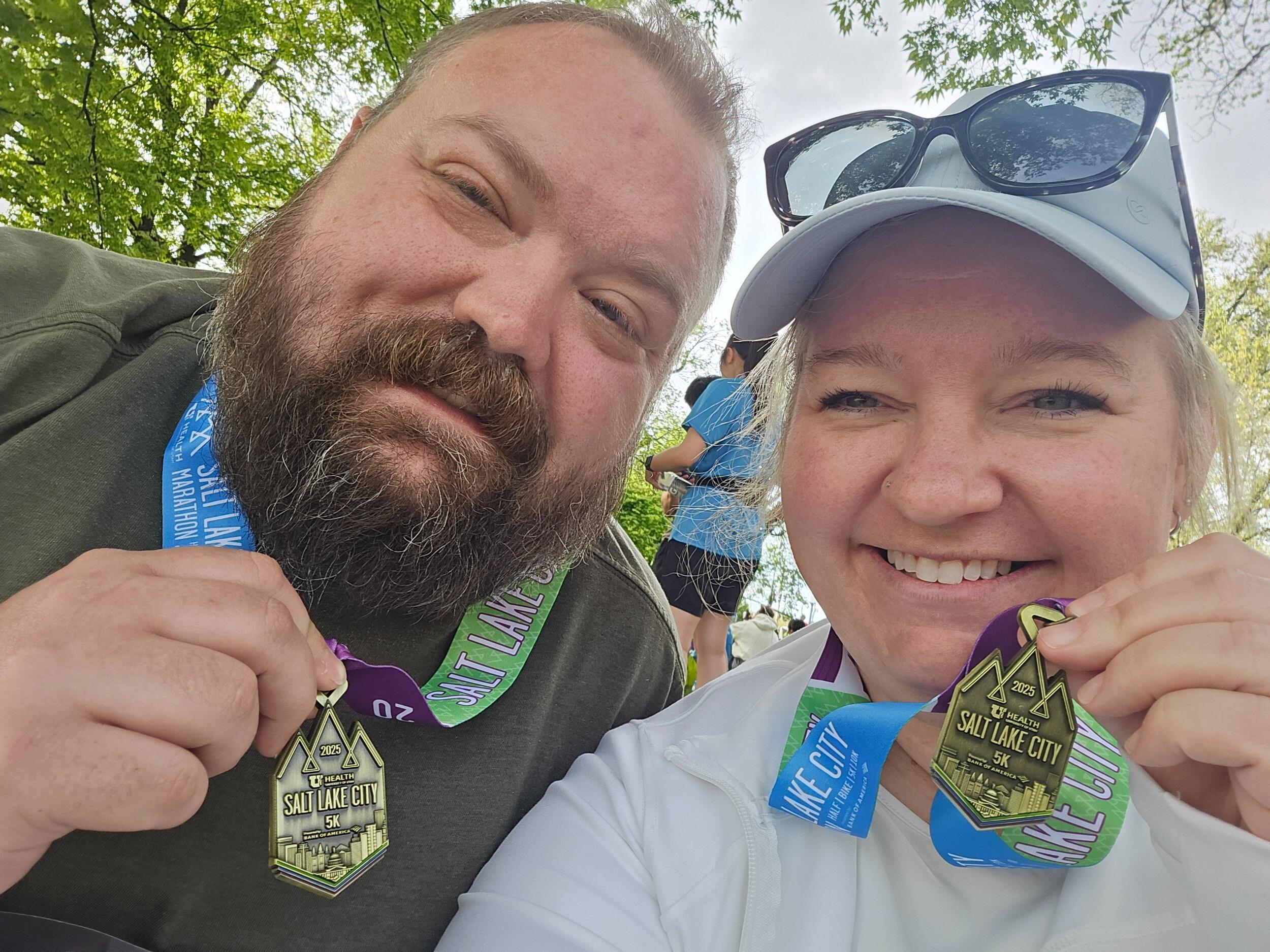 Running is NOT our love language but adventuring is! 