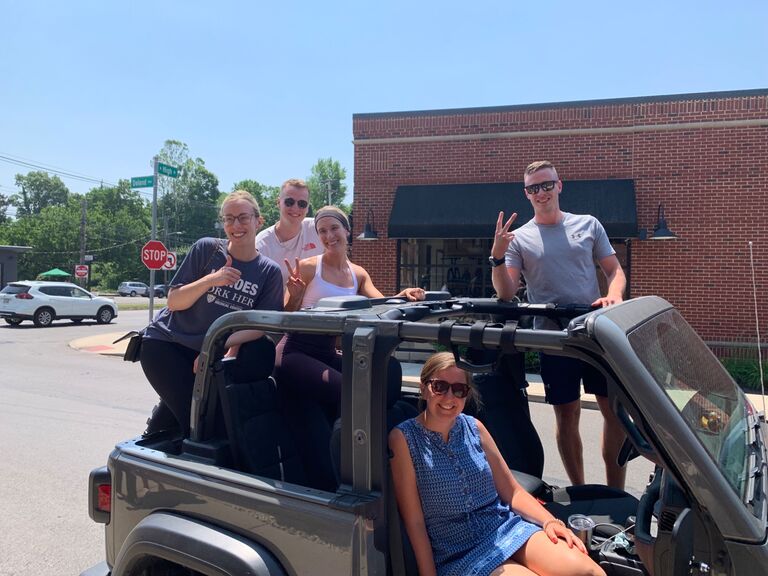 Taking out Aaron's brother, Andrew's, brand new Jeep Wrangler on a sunny Sunday in Columbus!