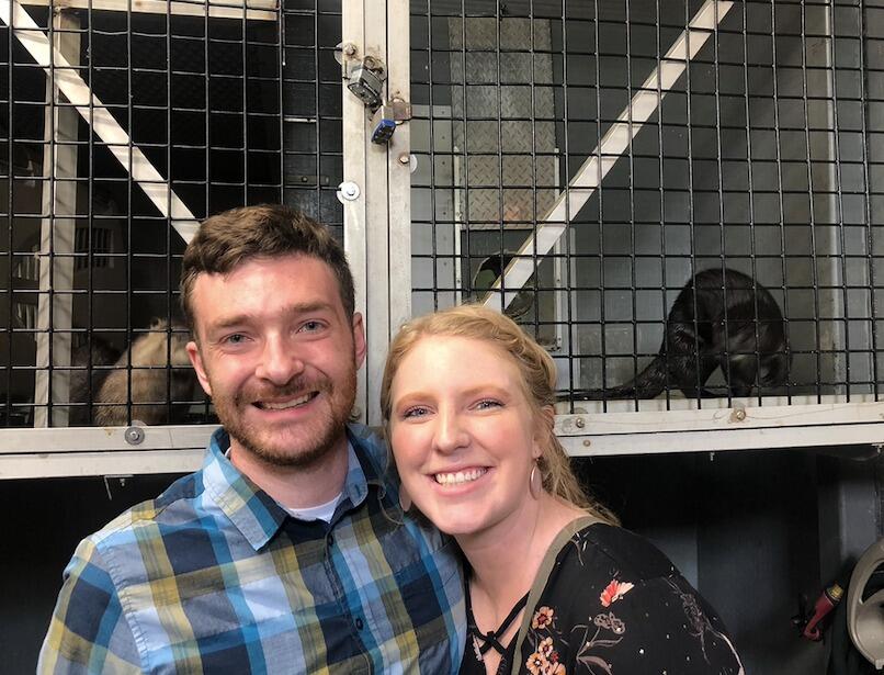 Andrew came to visit Marissa in OKC. They went to the aquarium for the day, and even got to feed the otters (one of Andrew's favorite animals)!