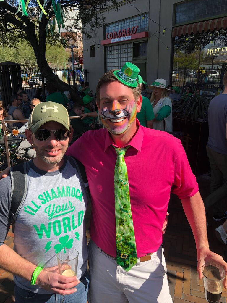 St. Patrick's Day - Our First Meeting!