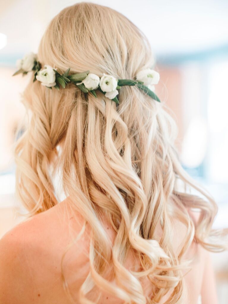 11 Wedding Hairstyles Using Floral Headpieces