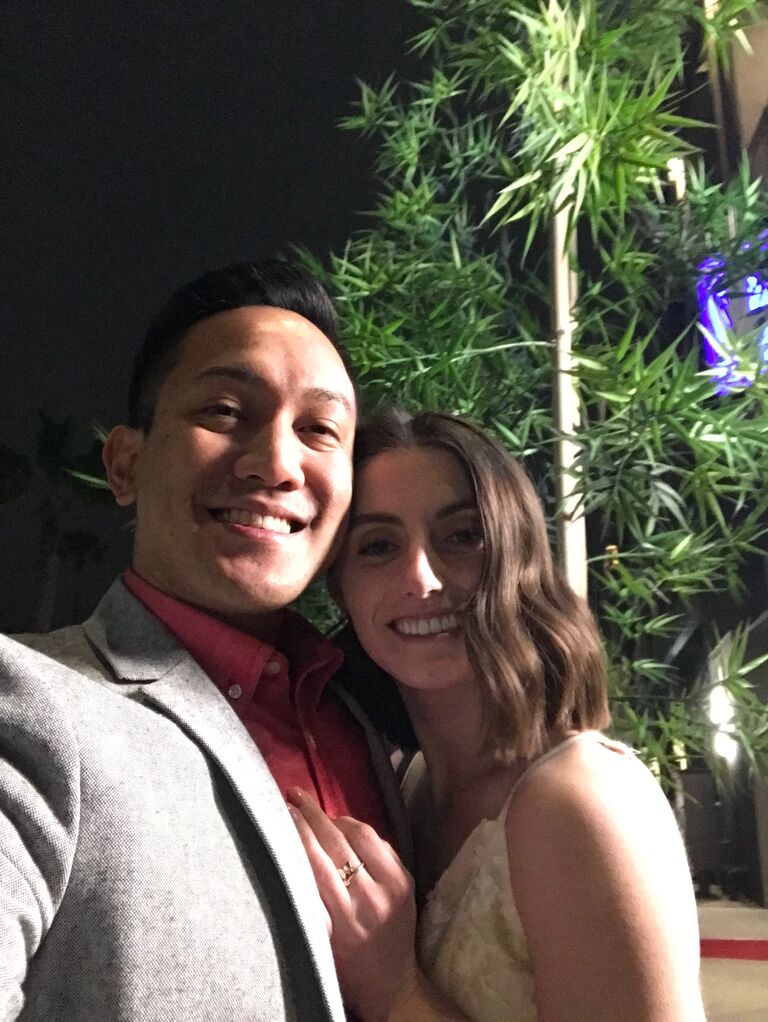 Their first Valentine's date was at Carte Blanche, a delicious French Mexican restaurant in Oceanside. The restaurant did not stand the test of time, but for Savannah and Gabe, so far so good.