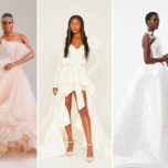 Black wedding dress designers