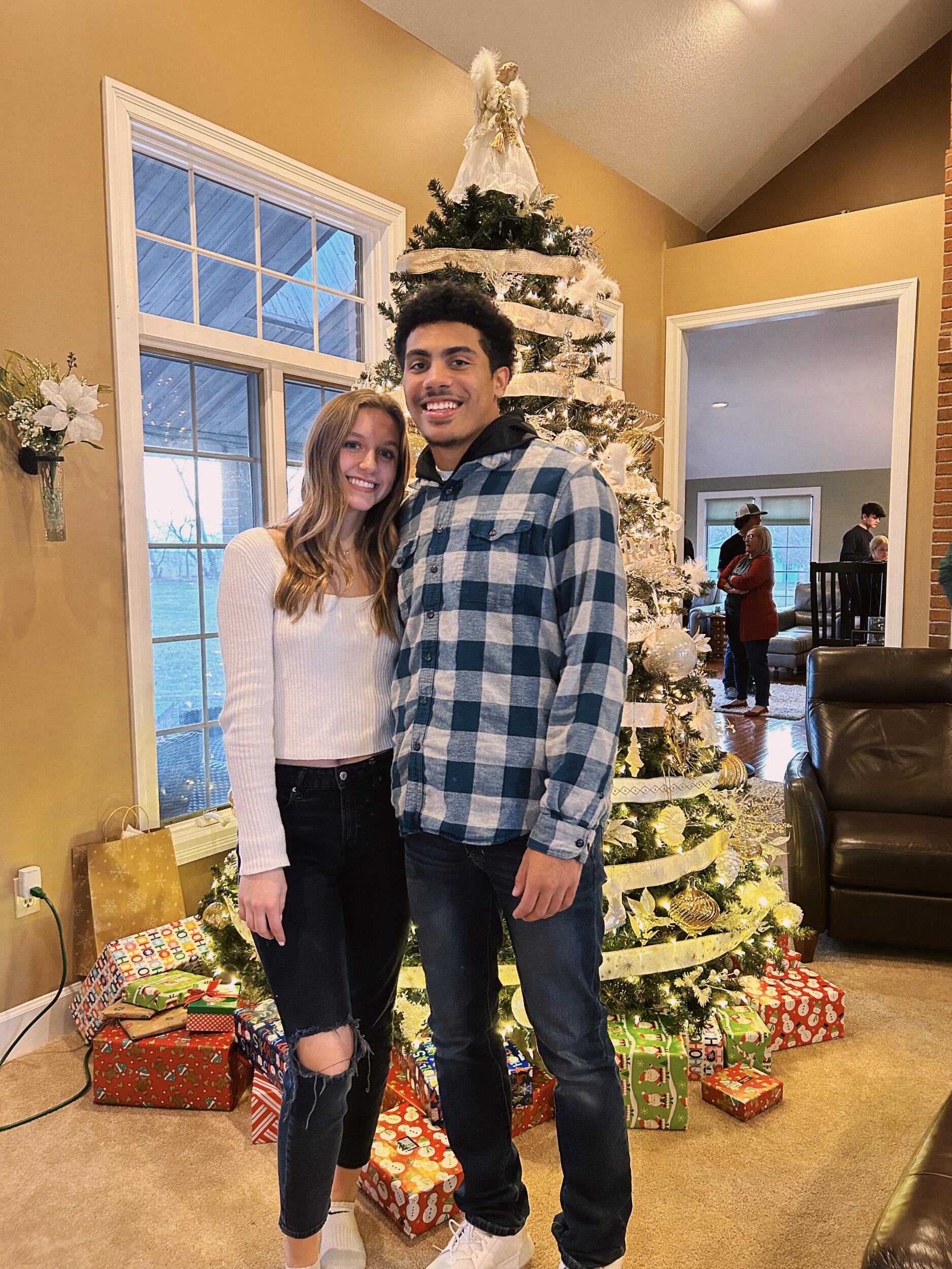 Josh and Katy made time to see each other often despite going to different schools.