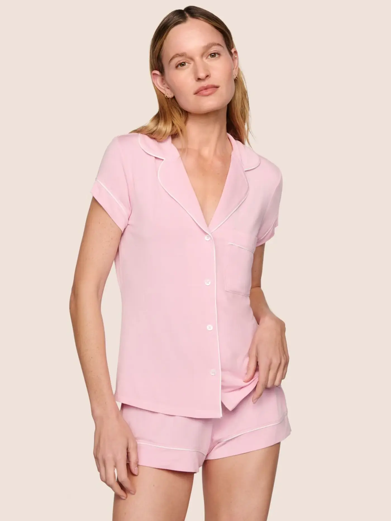 Pink pajama set valentines day gifts for wife from Eberjey