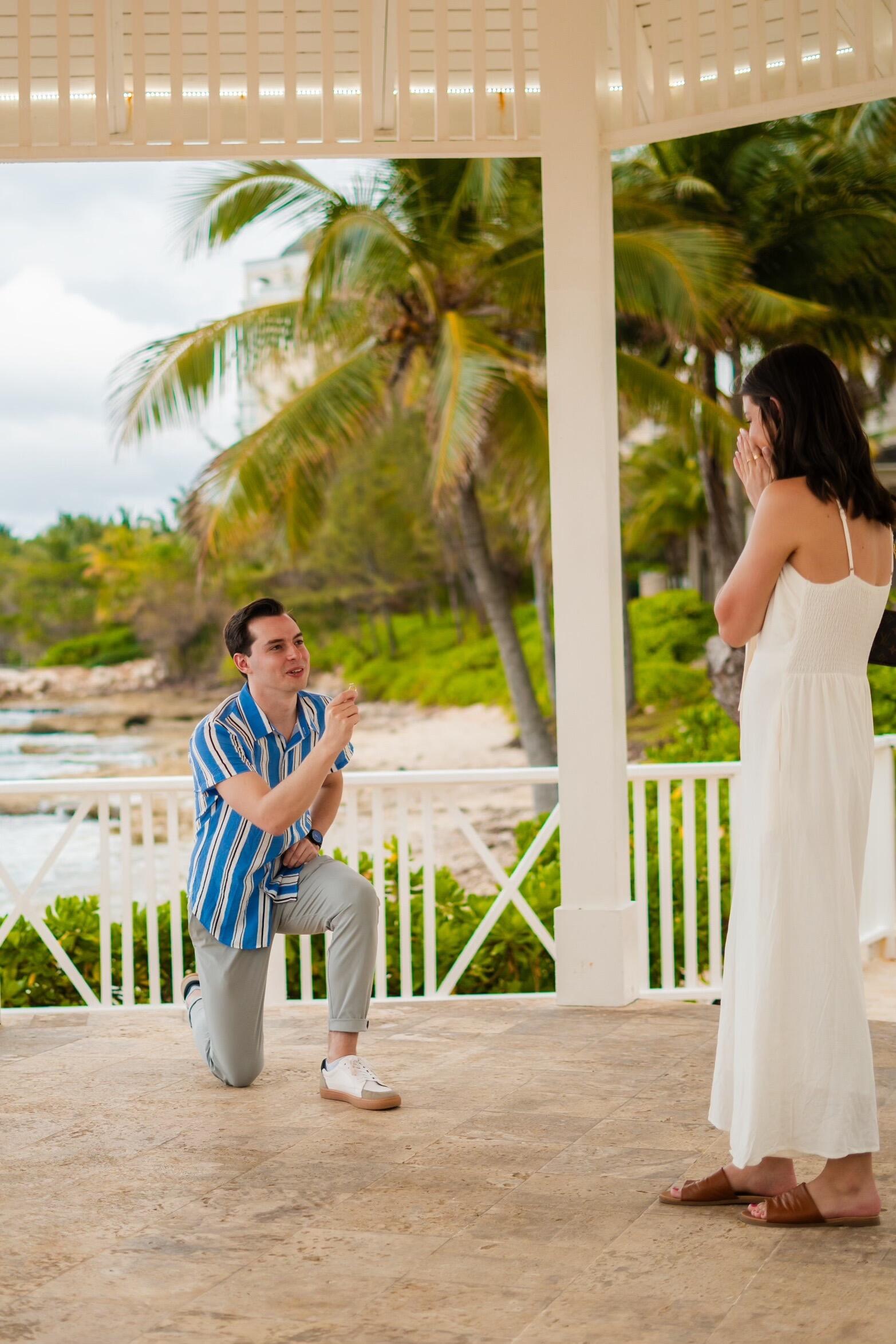 Chris proposes on vacation in Jamaica!