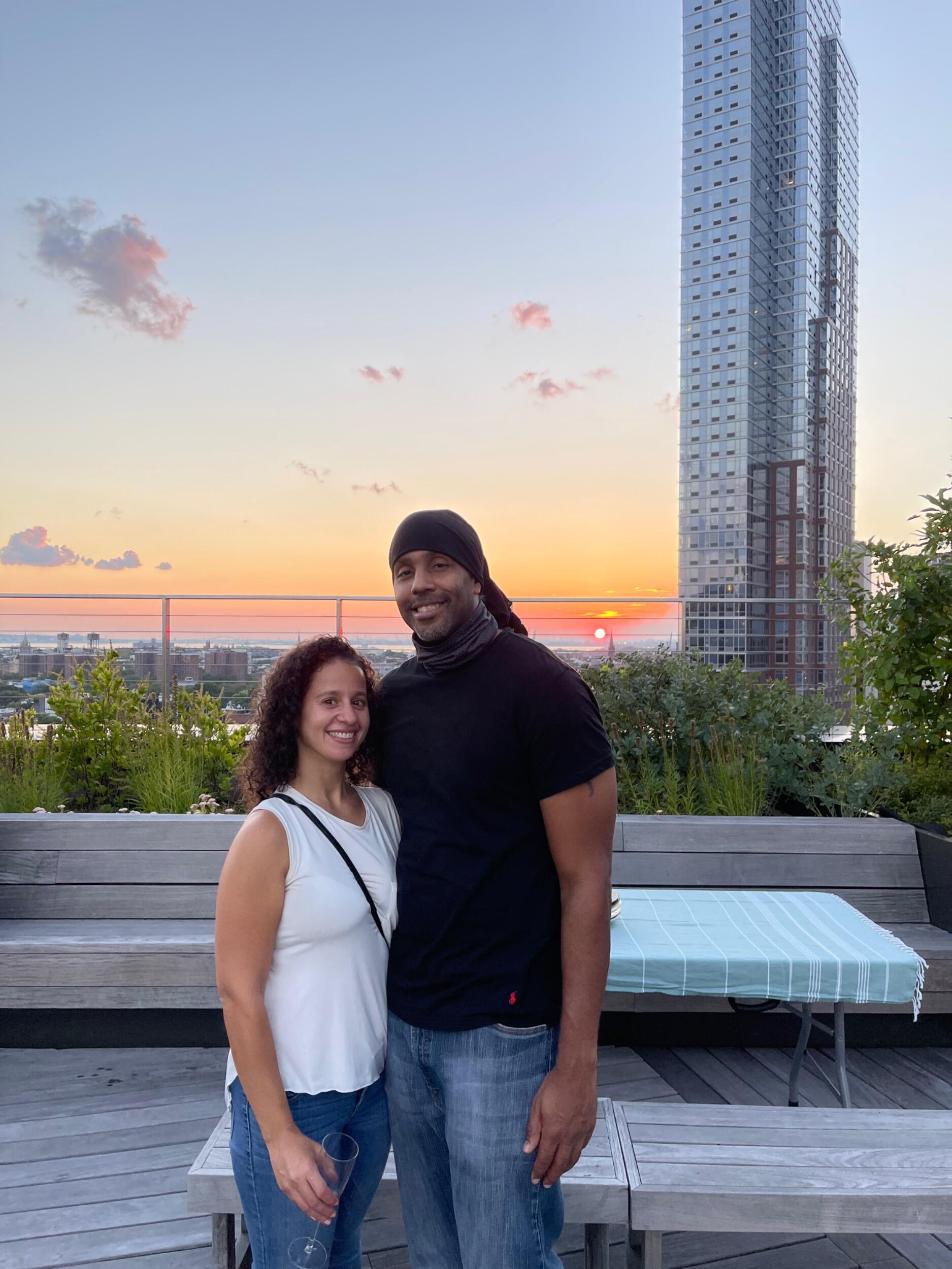 Tori’s Housewarming:  The sunset and evening were amazing.