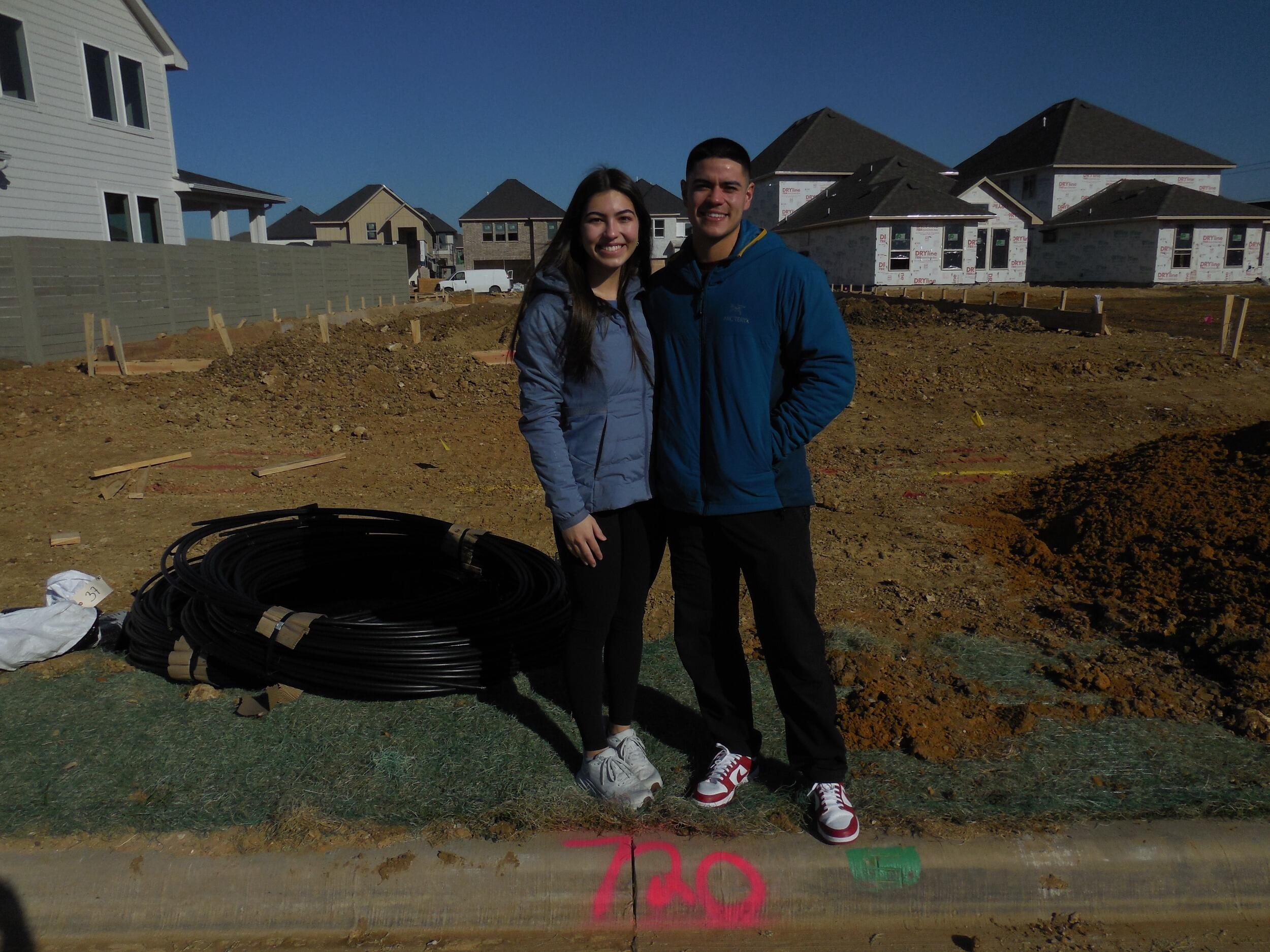 Broke ground on our new build house in Northlake, TX!