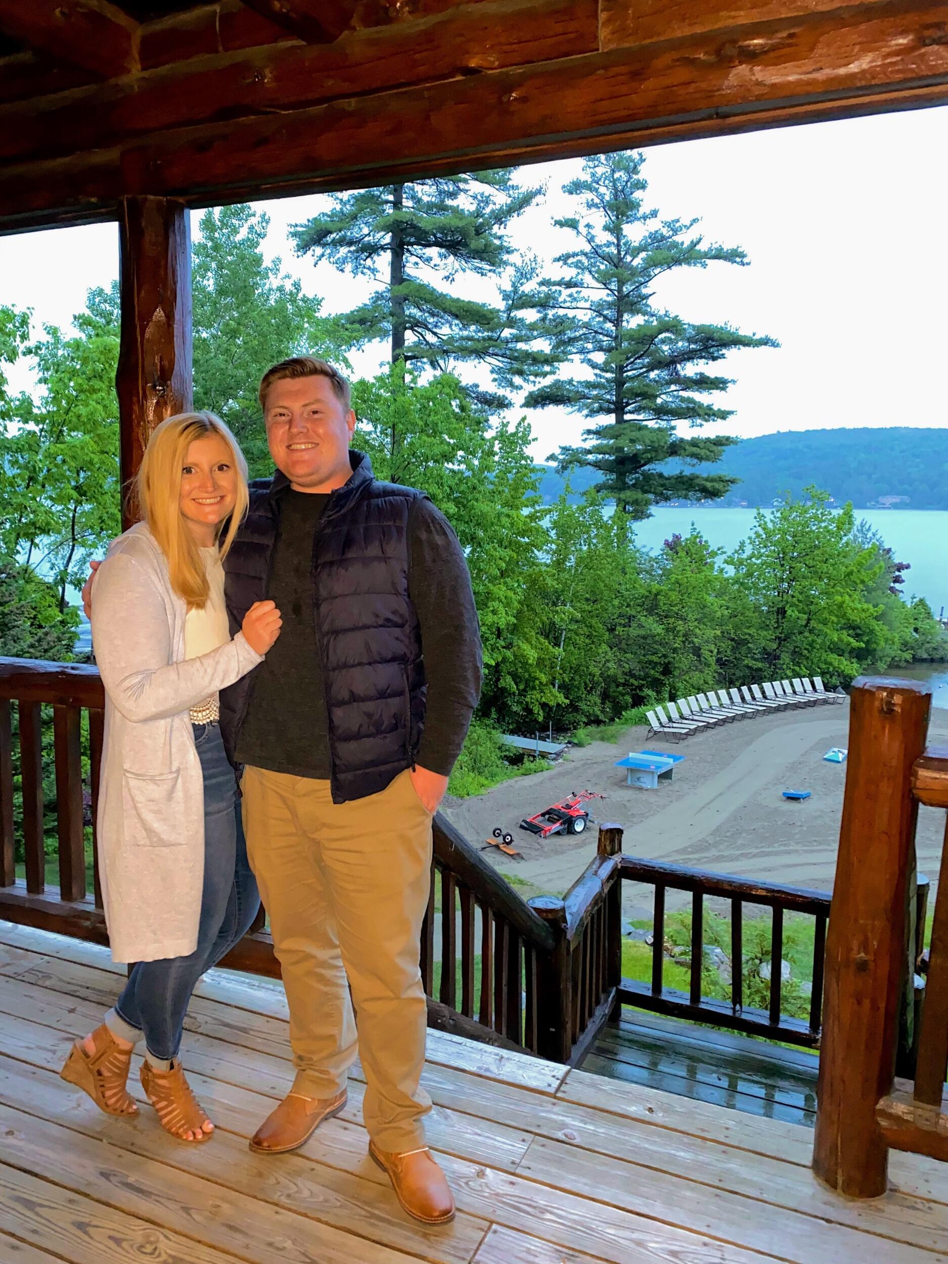 Spent Memorial Day in Lake George                                             
with Kaitlyn's sister Lauren 