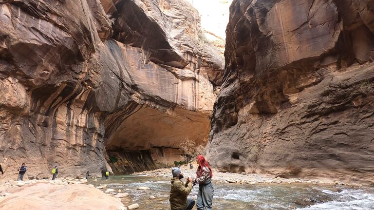 One of the best days of our lives. We got engaged in Zion National Park. Will did not drop the ring but he did drop his walking stick. If you have seen the video, you know what I am talking about.