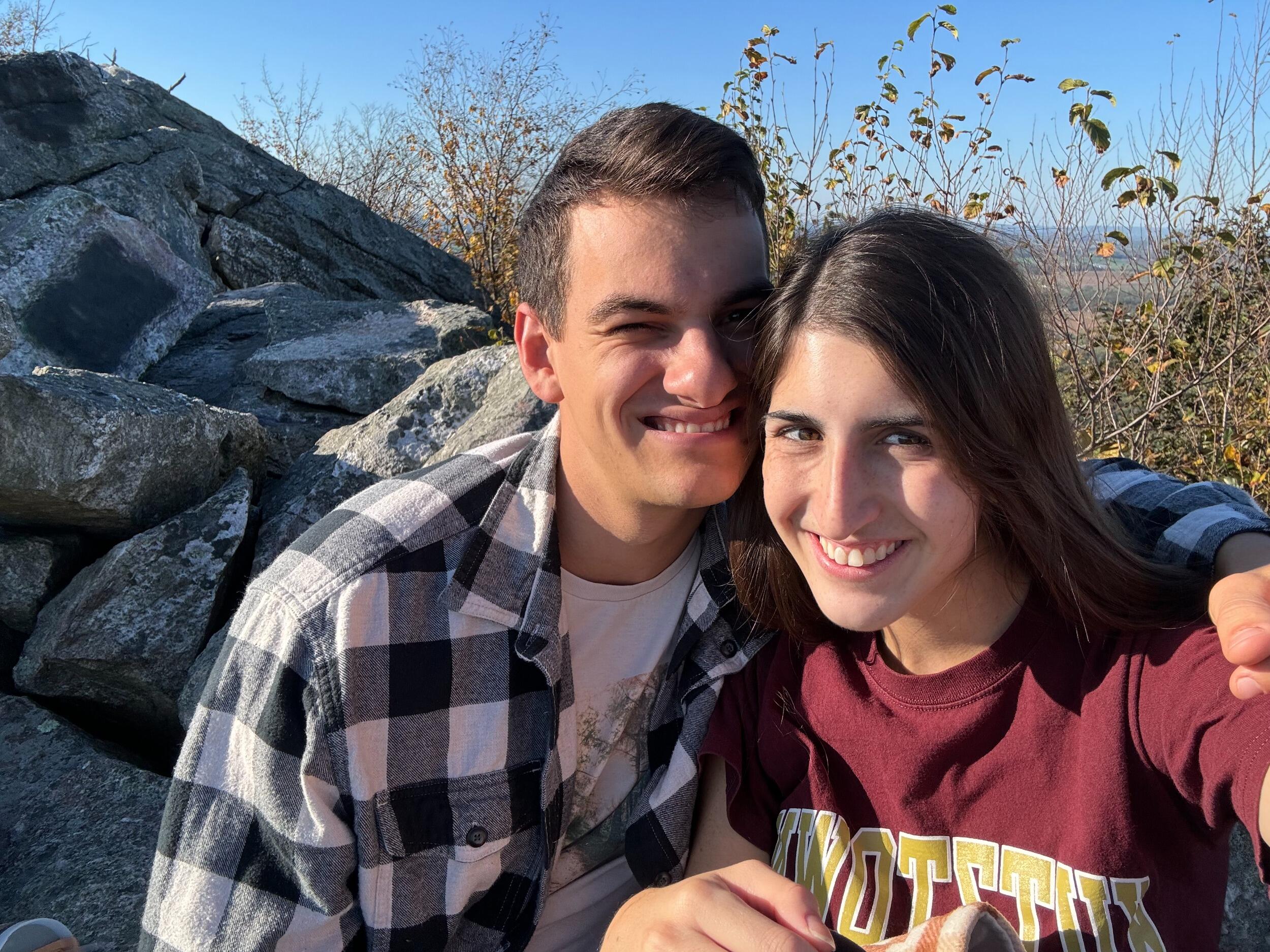 Fall hike at "Bear Rocks"