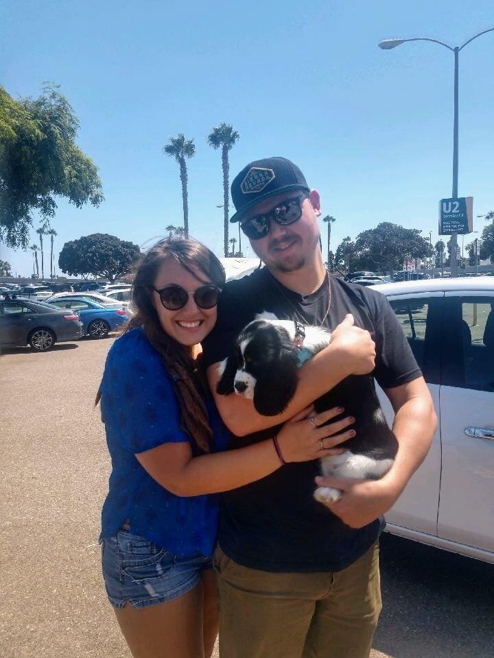 When our family became three with the newest addition; Audia Biscuit Braim!
- San Diego, CA
