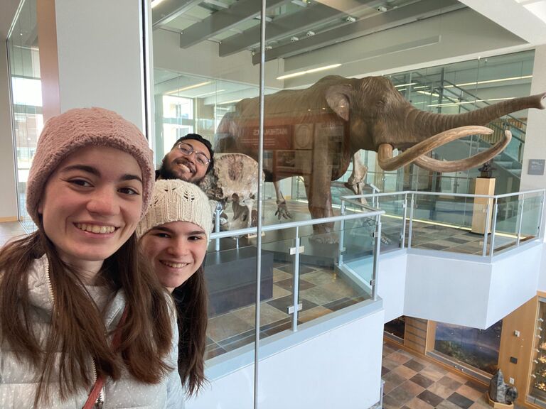 Visiting Rachel at Wheaton!
