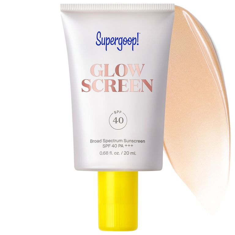 Travel size Glow Screen by Supergoop. 