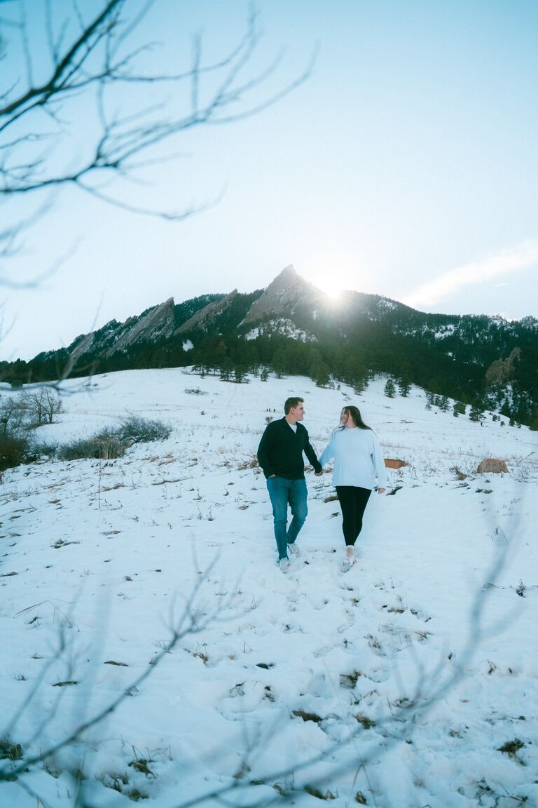 Our Engagement Shoot At Chautauqua Park In Boulder