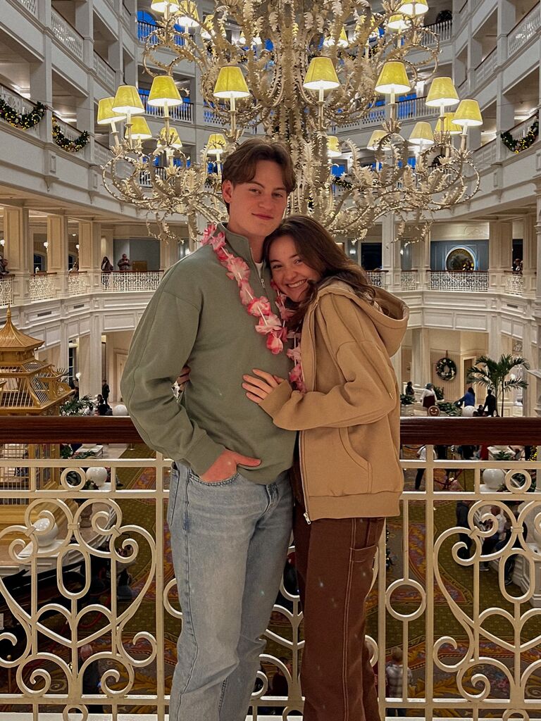 First Christmas together was spent Disney resort hopping (obviously.