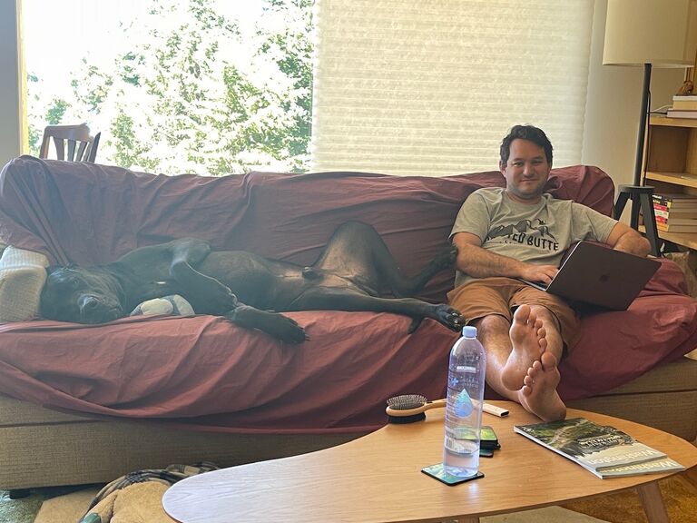 Chilling with Uncle Chris