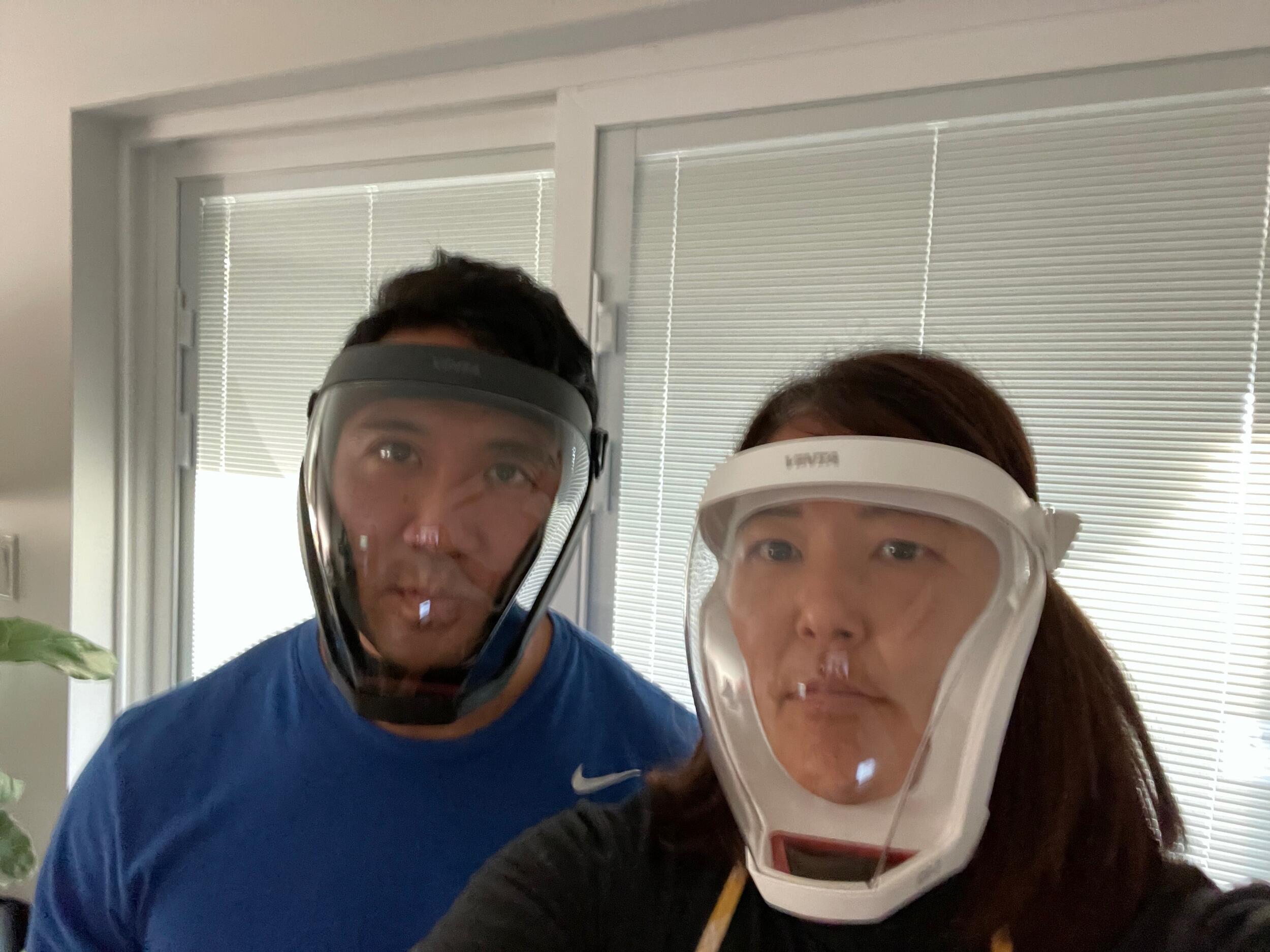 1.5 years after the pandemic starts, our Kickstarter masks finally arrive... 