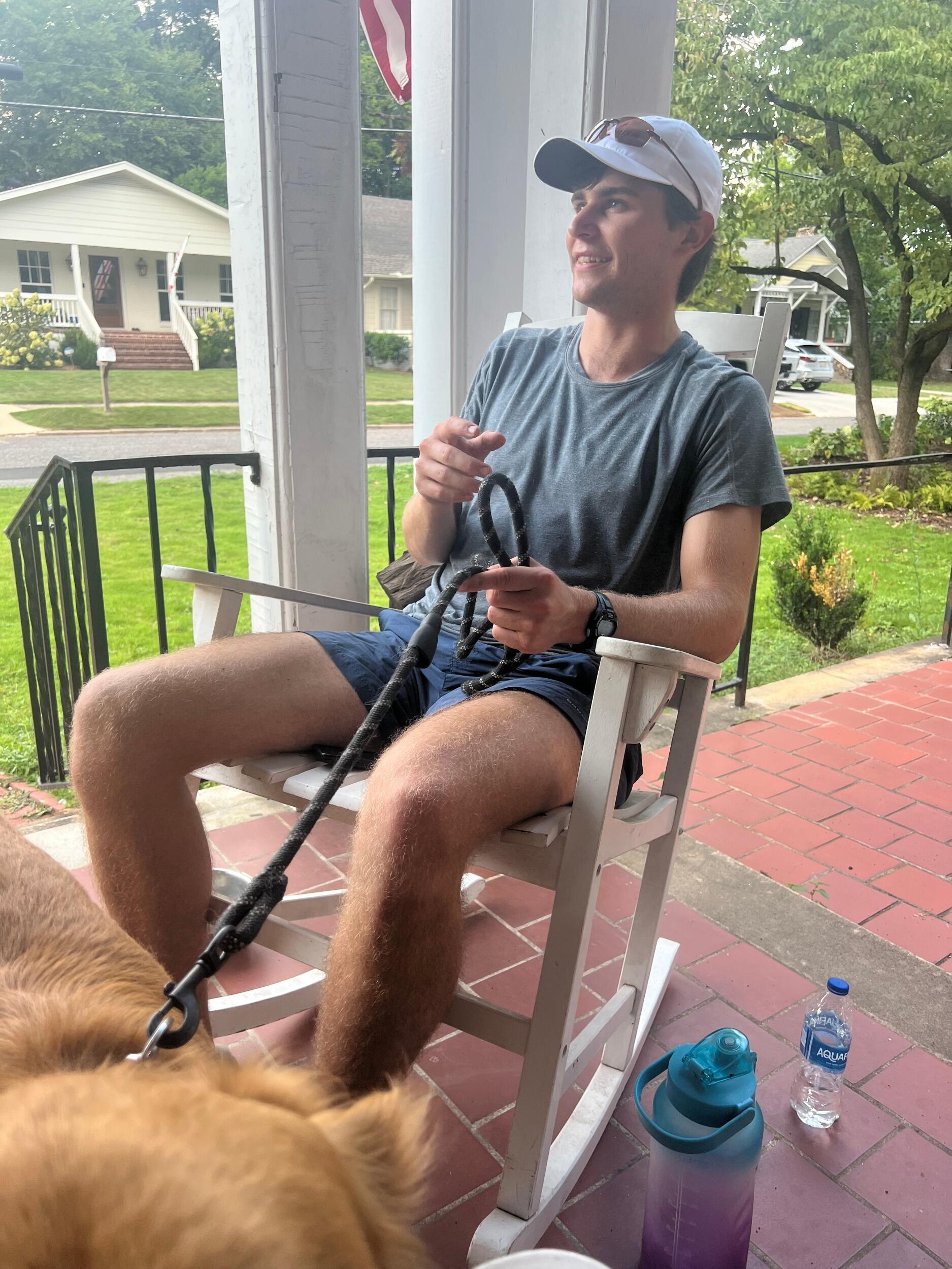 Helen's POV after our walk. Had to sneak a pic because Michael had no social media! 