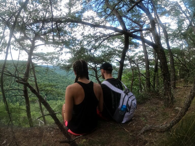 Alex & Jake overcame COVID together! They explored the great outdoors and learned a lot about one another. Quarantine will do that to ya!