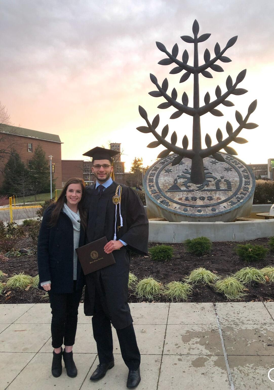 Mortiz graduates from Western Michigan.