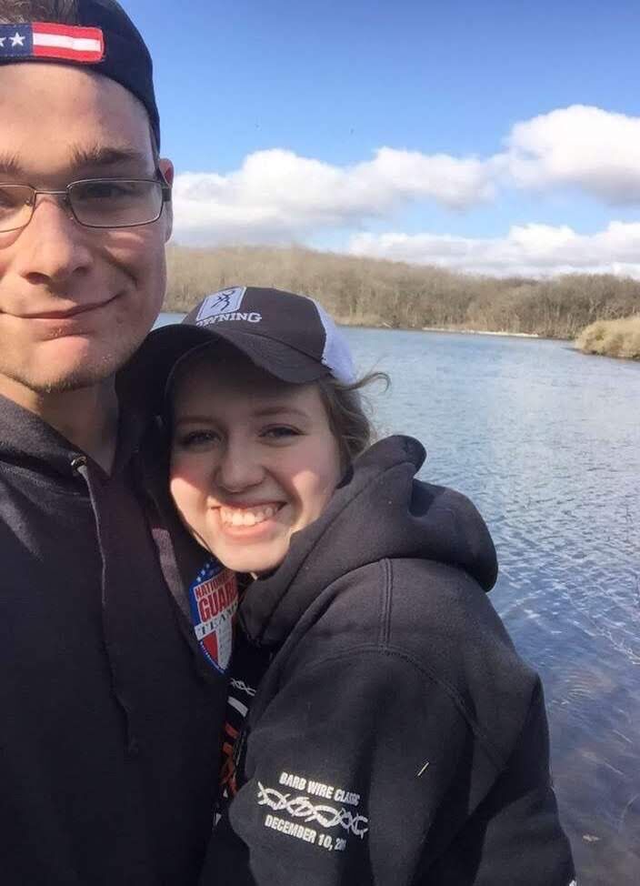 Hiking date.