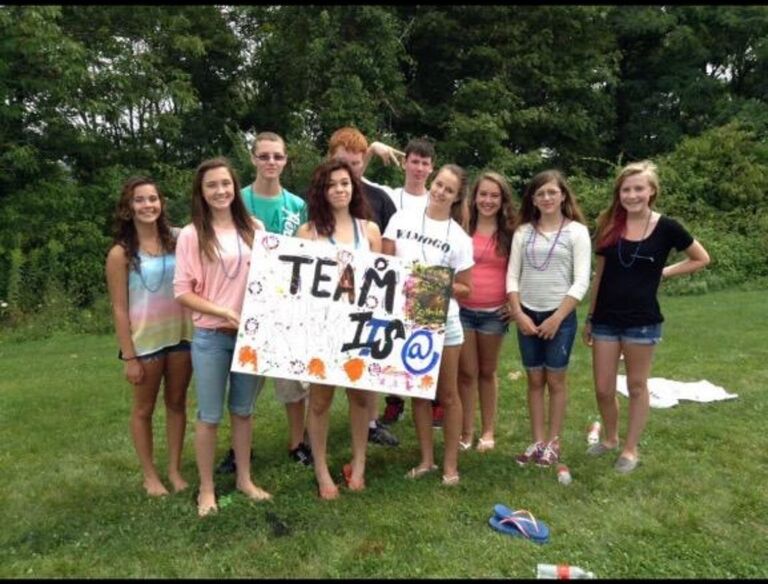 The first day they met, freshman orientation at Wamogo