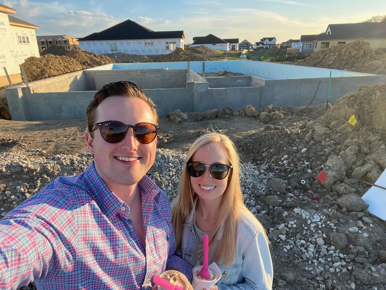 We built our first house