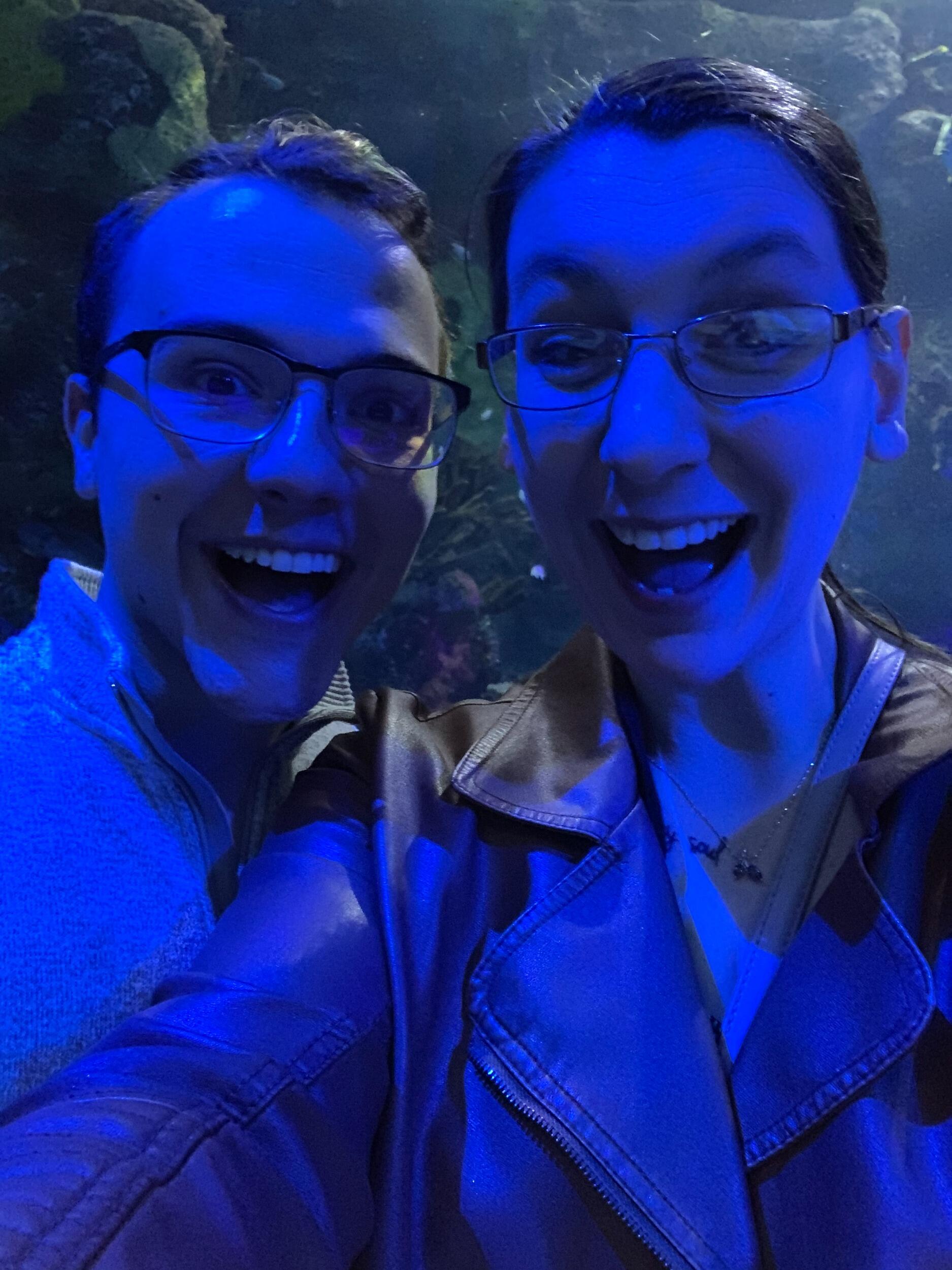 On New Year's Day we also went to the Virginia Aquarium in Virginia Beach.