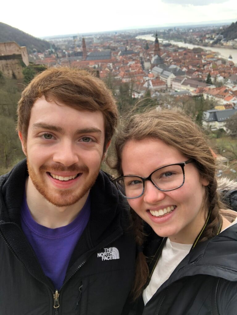 Emma and Sean visited Frankfurt, Heidelberg, Nuremburg. Stuttgart, and Garmisch-Partenkirchen.