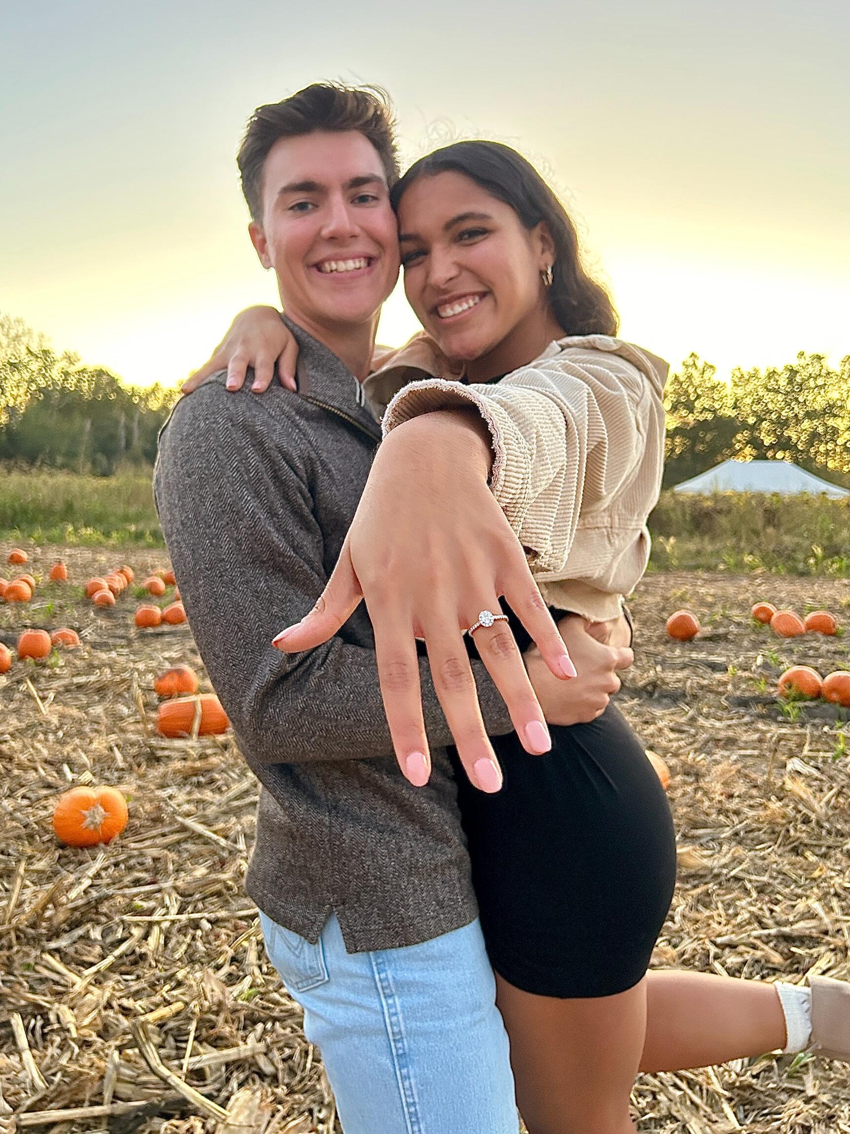 And... THEY'RE ENGAGED!!!!!<3 WOOOHOOO!!!!