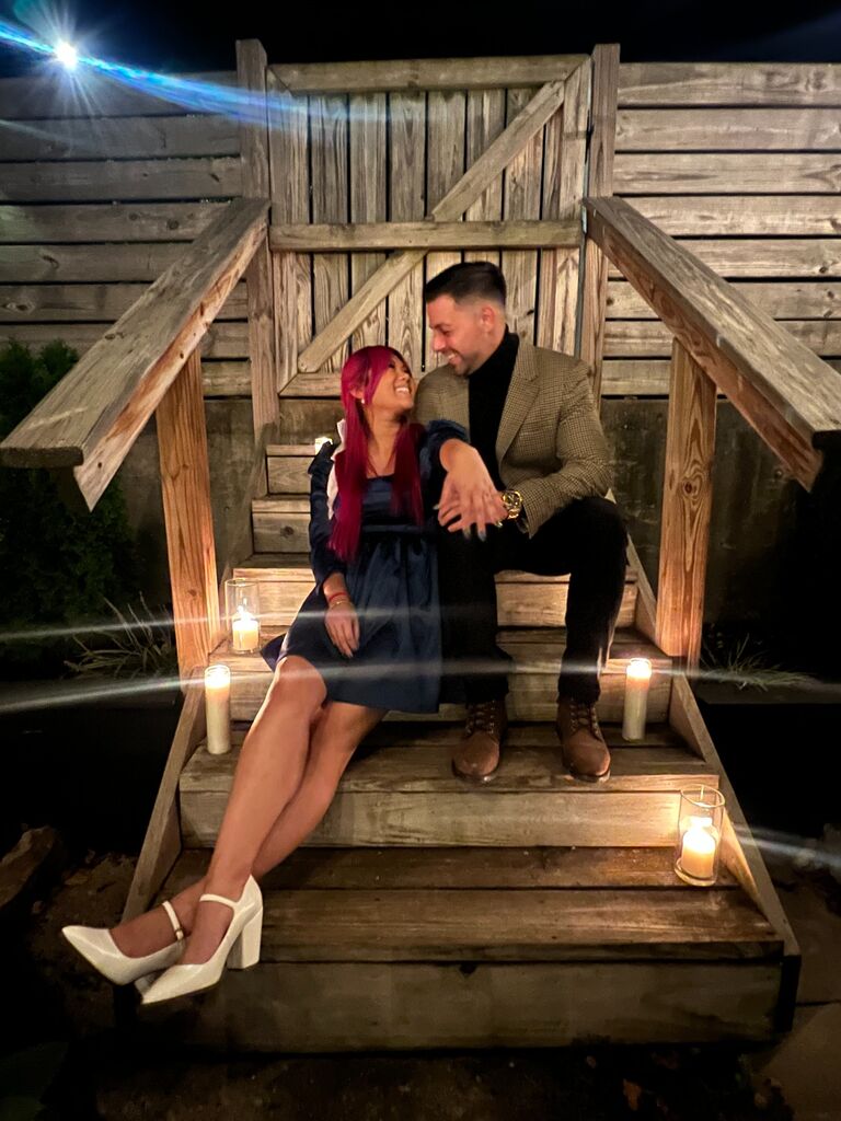 The very special day that I had been waiting for finally happened — Matthew asked me to marry him! I was bamboozled but everything was so perfect. I still get butterflies thinking about it all!
