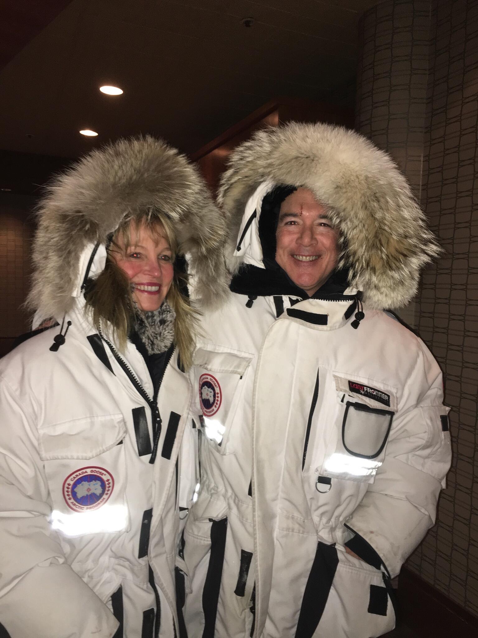 Ice bar in Whisler, Canada on our first ski trip
