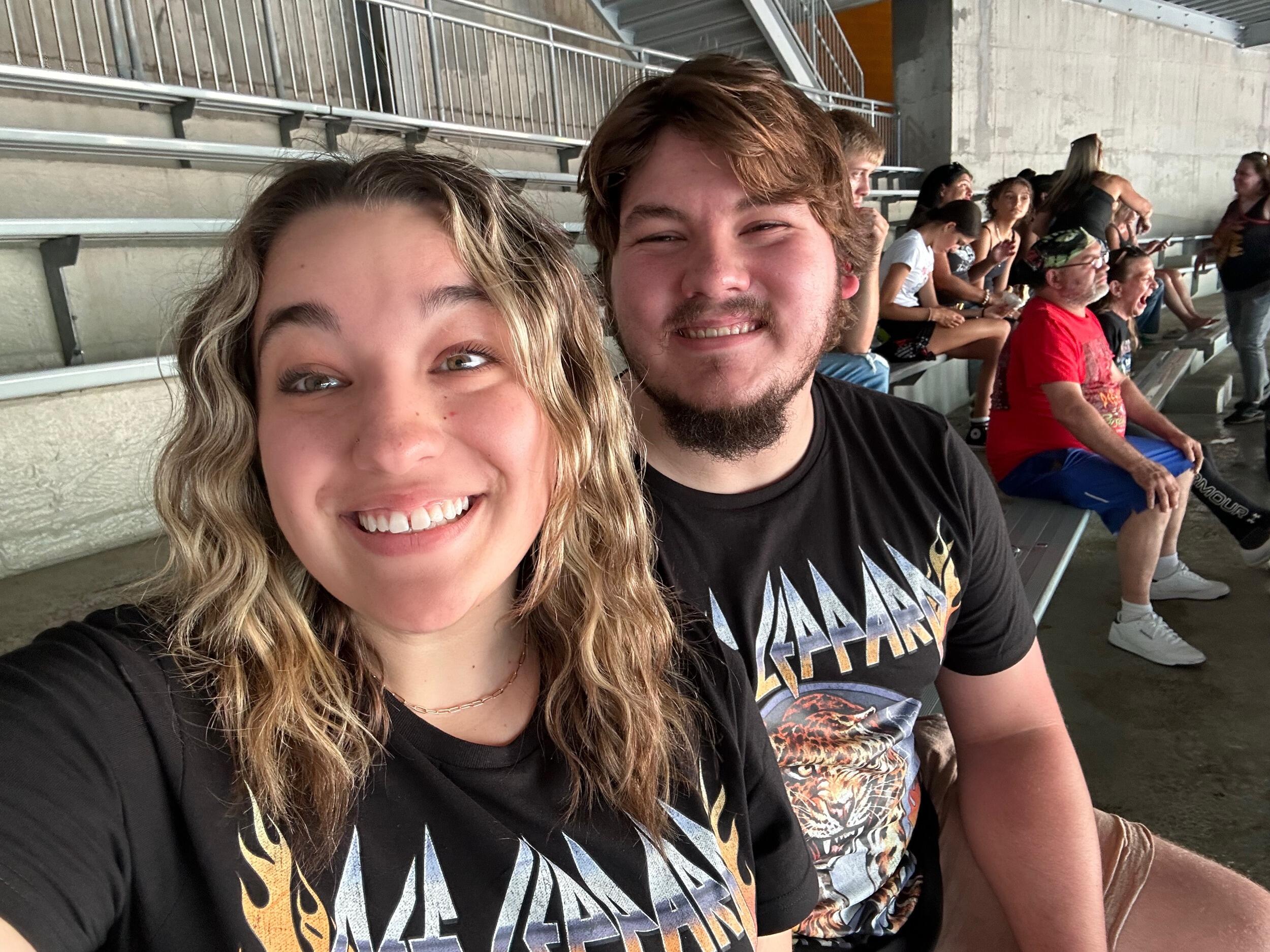 Torey and Levi go to Def Leppard, Motley Crüe, and Alice Cooper concert for Levi's birthday present. They rocked out all night long!