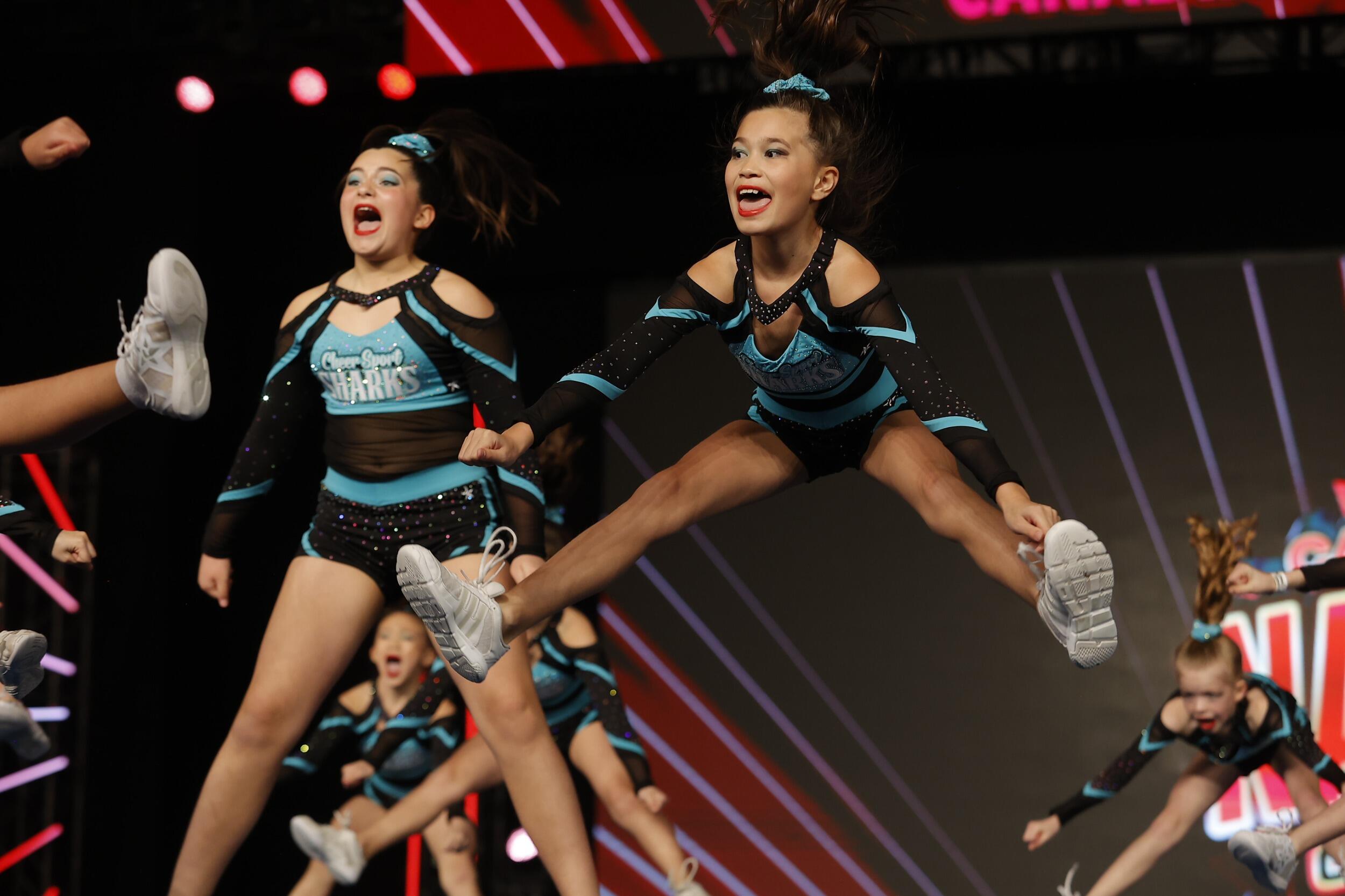 Cheer Comps for Charlee. We put our lives on hold during the 9 months cheer is operating... LOL
