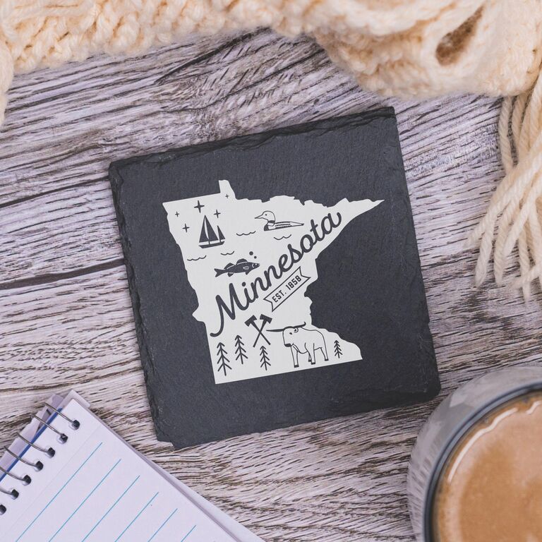 State coasters housewarming gifts for couples