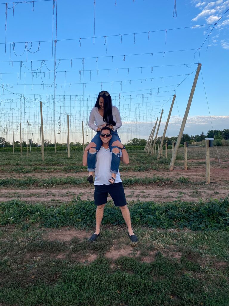 Our first of many trips to Bench Brewing! It quickly became a favourite spot for when we were visiting the area to see Mik’s dads. Any excuse to hit up a patio during COVID, right?