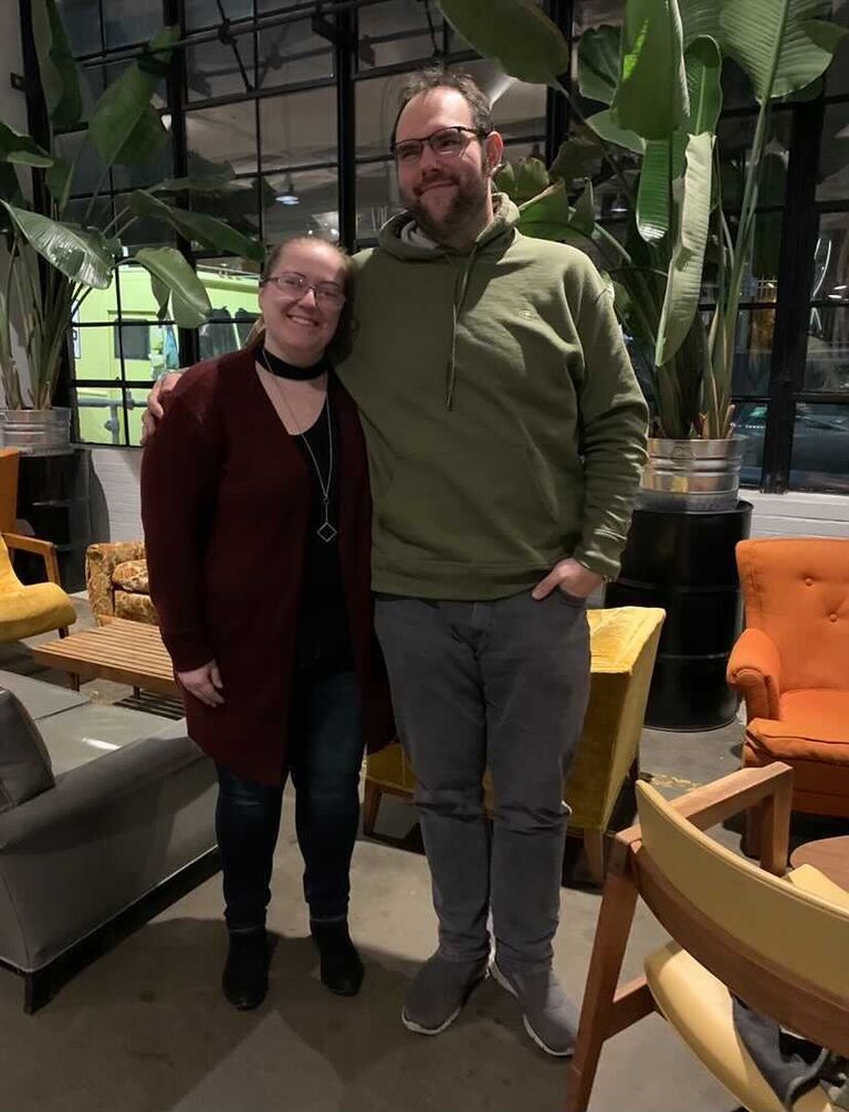 Christina and Bill started dating in October of 2019. They met via the online dating app Bumble and then went to dates around local breweries near Christina's apartment in St. Paul.