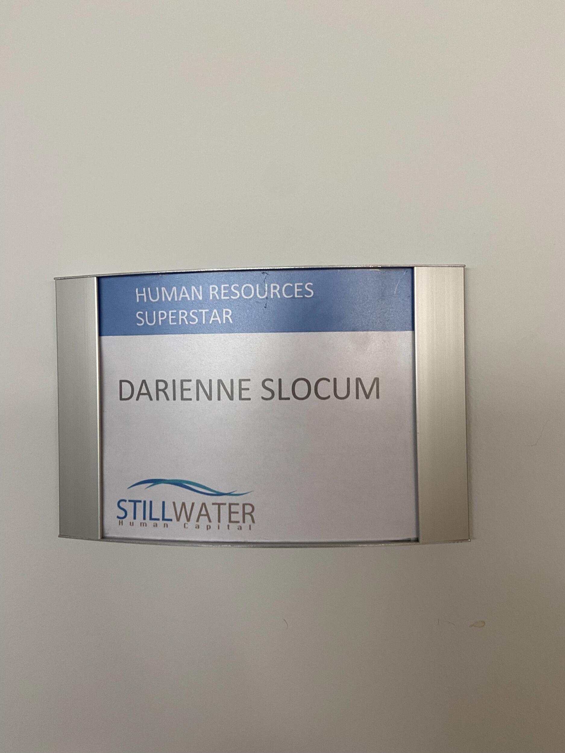 Dare starts her new job at Stillwater Human Capital as a Jr. Human Resources Generalist, working under HR Director Stephanie Poe, a great mentor and now even greater friend.  