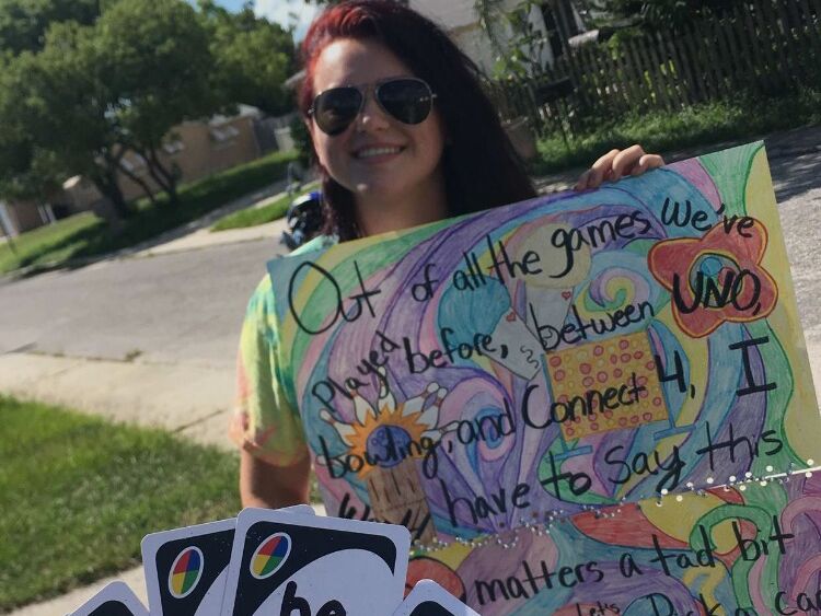 I asked her to be my girlfriend.