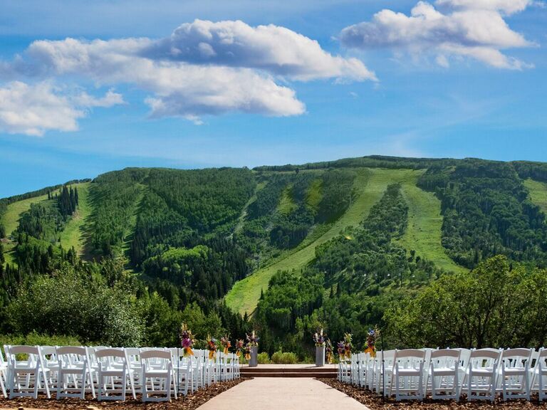 Wedding venue in Park City, Utah.