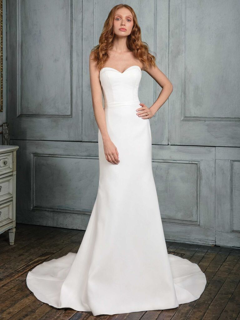 Plus Size Crepe Wedding Dress Jessica