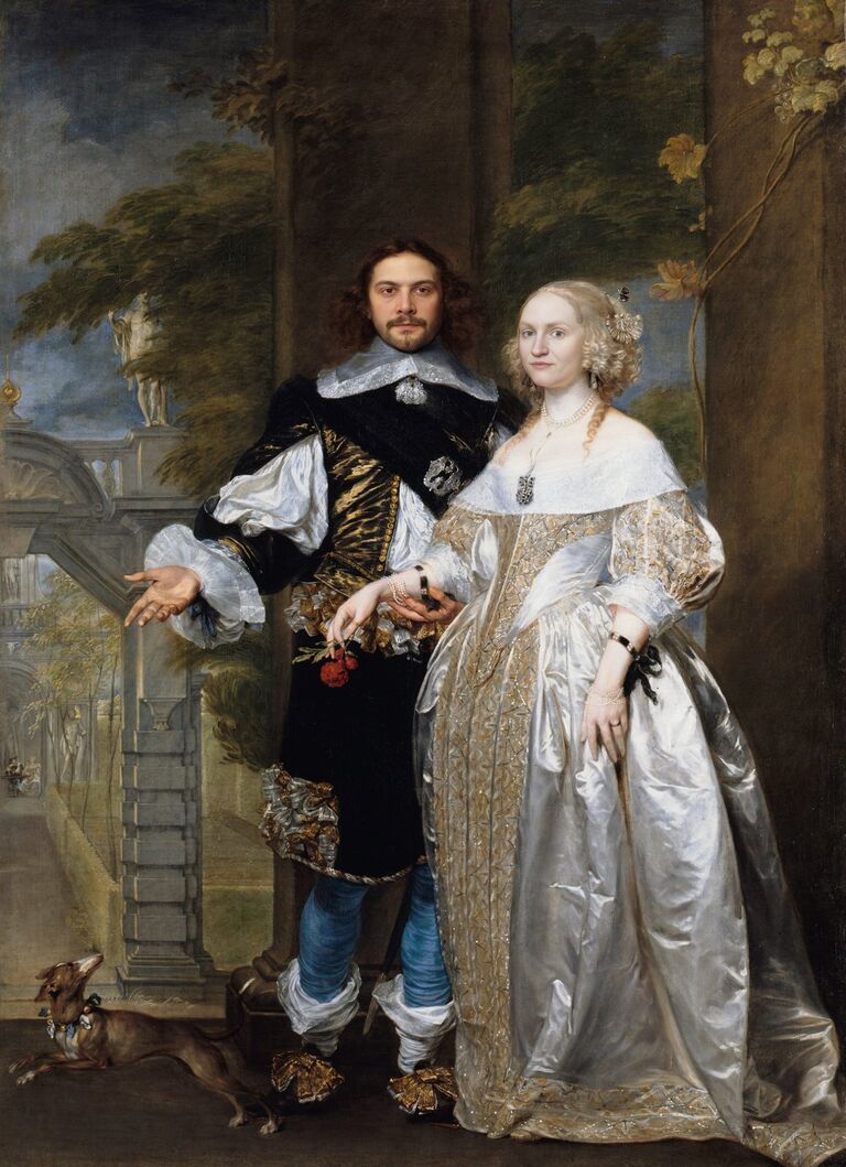 Michael and Lizz are in northern Belgium, where Michael commissions a portrait by the Flemish portrait artist Gonzáles Coques as a wedding gift for Lizz. 