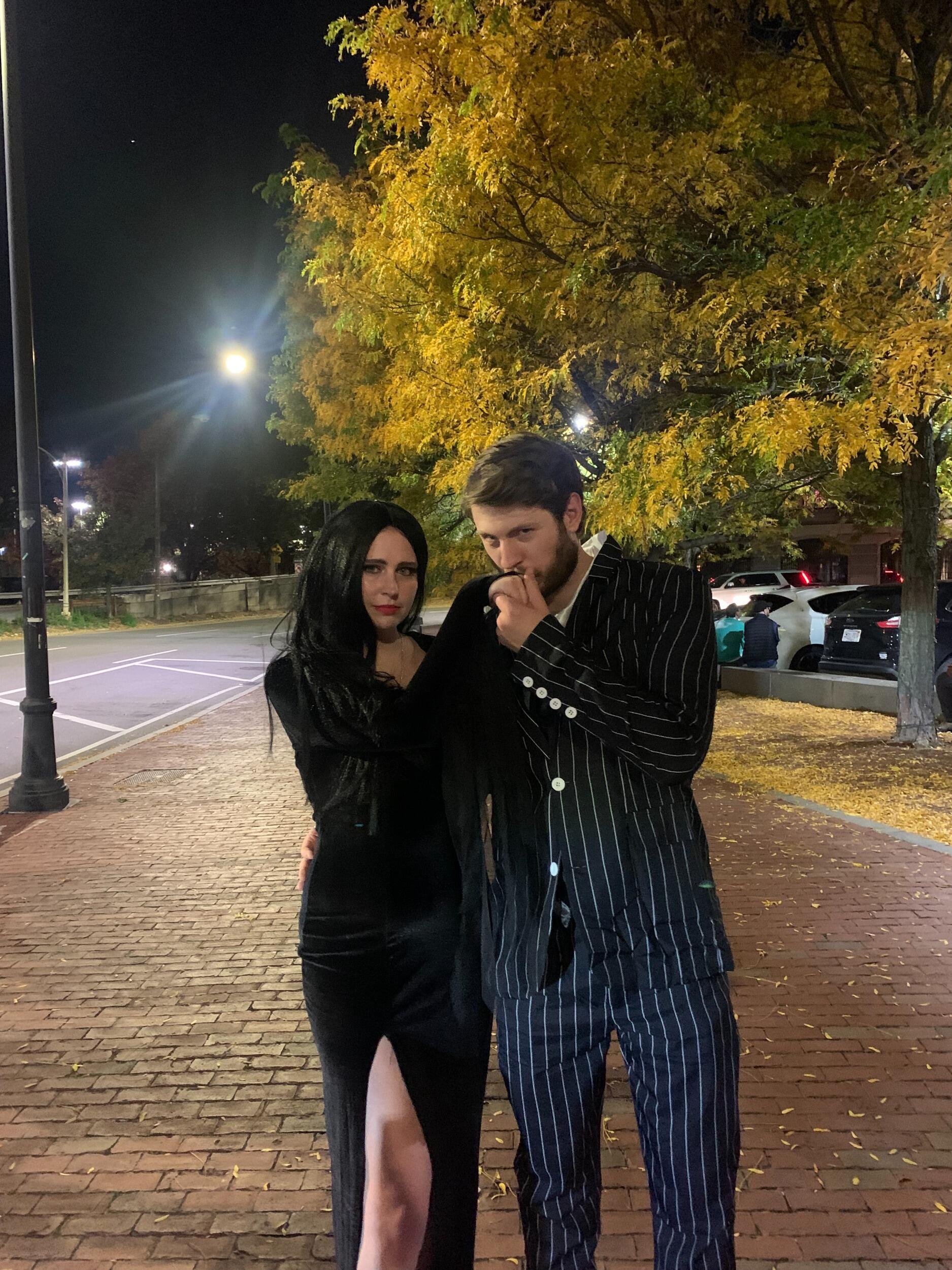 We love Halloween! In 2023, Beth & Jared took a trip to Boston/Salem with Ellen & Royce and dressed up as Gomez & Morticia Addams to celebrate Halloween in Boston. 